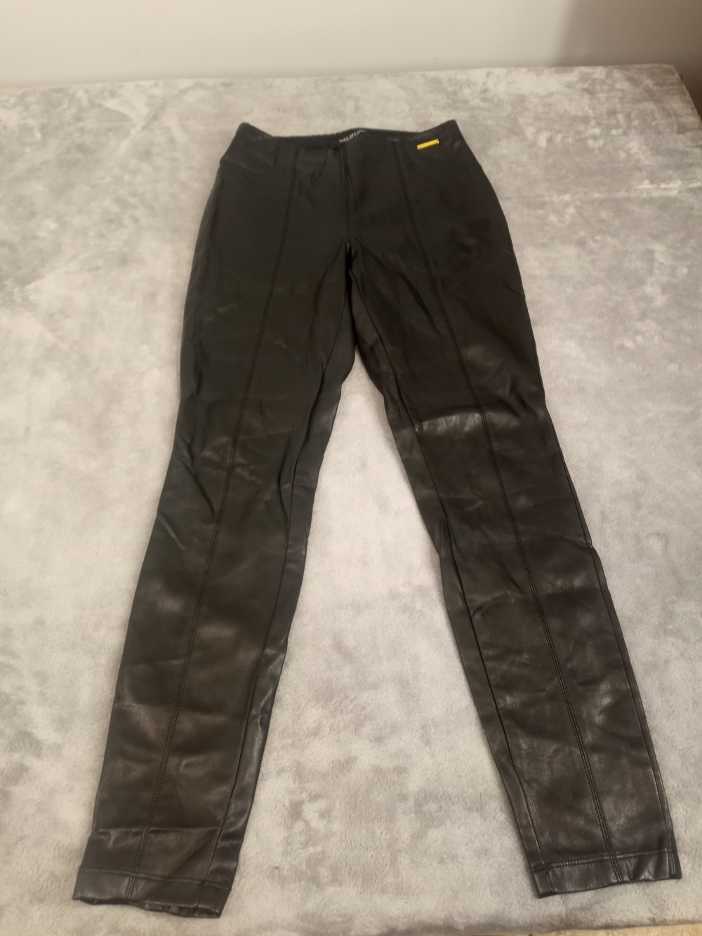 Marc New York Women’s Black Faux Leather Jeans Size XS